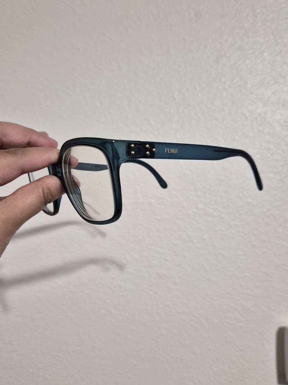 Blue Fendi Oversize Eyeglasses